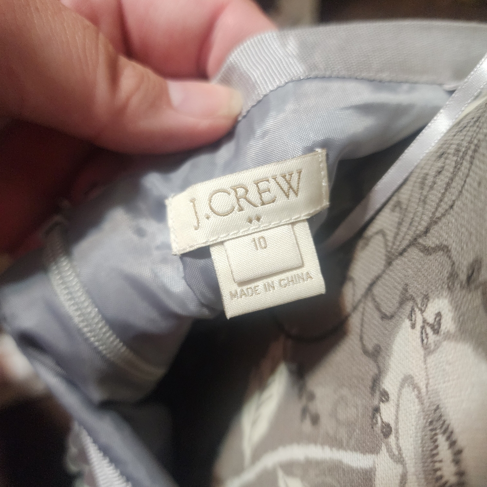 J. Crew Silver Sequin Midi Skirt - Picture 3 of 3